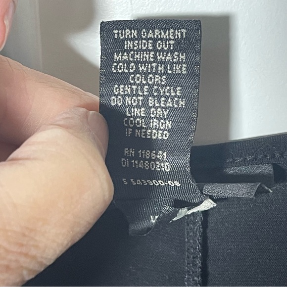 Lane Bryant Faux Wrap Short Sleeve Dress Slinky V-Neck Pullover Cap Sleeve sz 18 - Picture 7 of 11